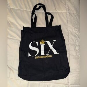 SIX THE MUSICAL | BROADWAY TOTE | SIX BAG MERCHANDISE